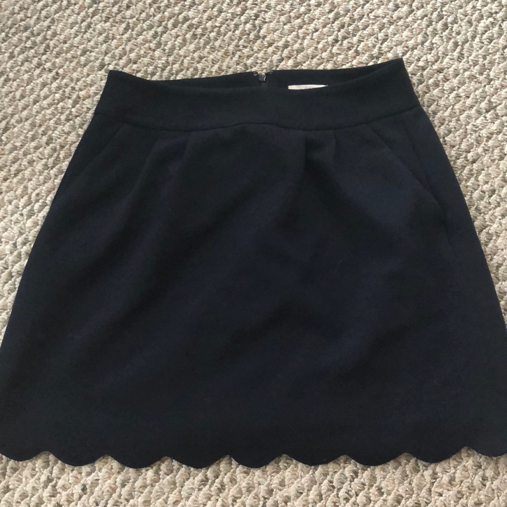 Loft Scalloped Skirt